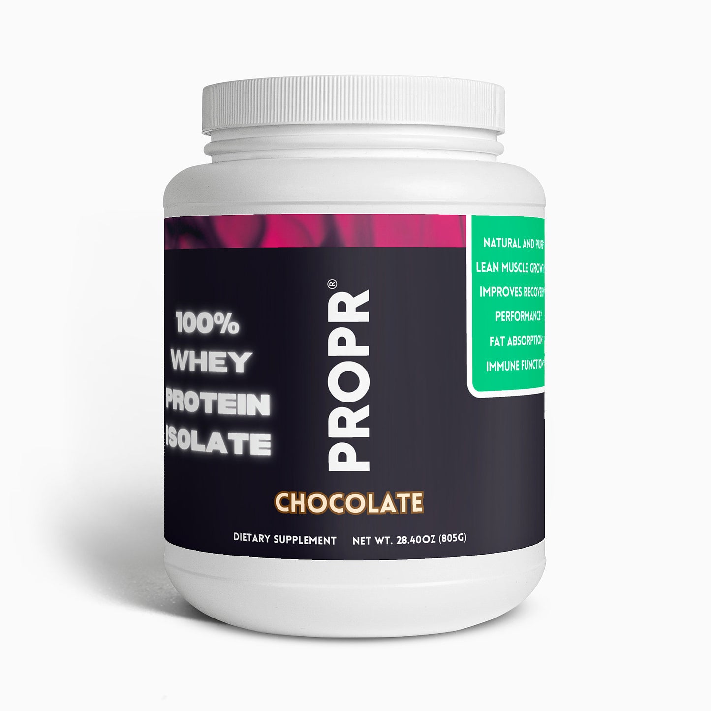 PROPR 100% Whey Protein Isolate (Chocolate)