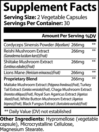 PROPR Master Mushroom Complex Capsules