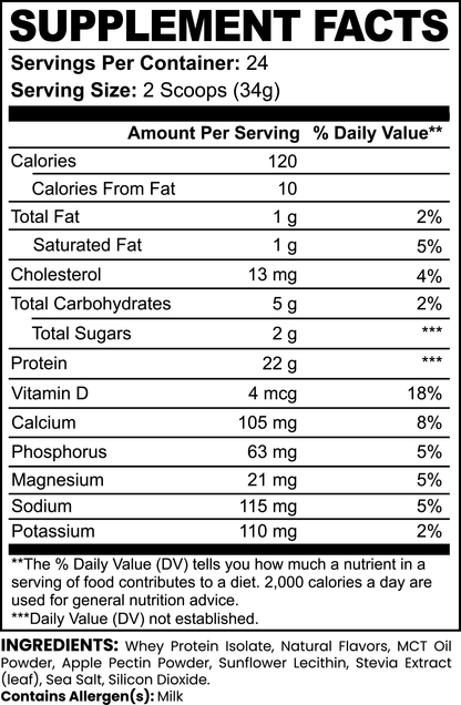 PROPR 100% Whey Protein Isolate (Vanilla)