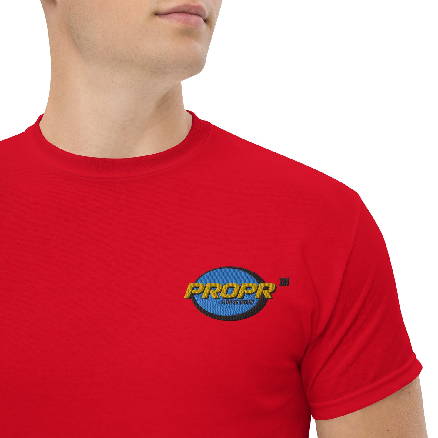 PROPR Alternate Logo Embroidered Short Sleeve Tee-Shirt